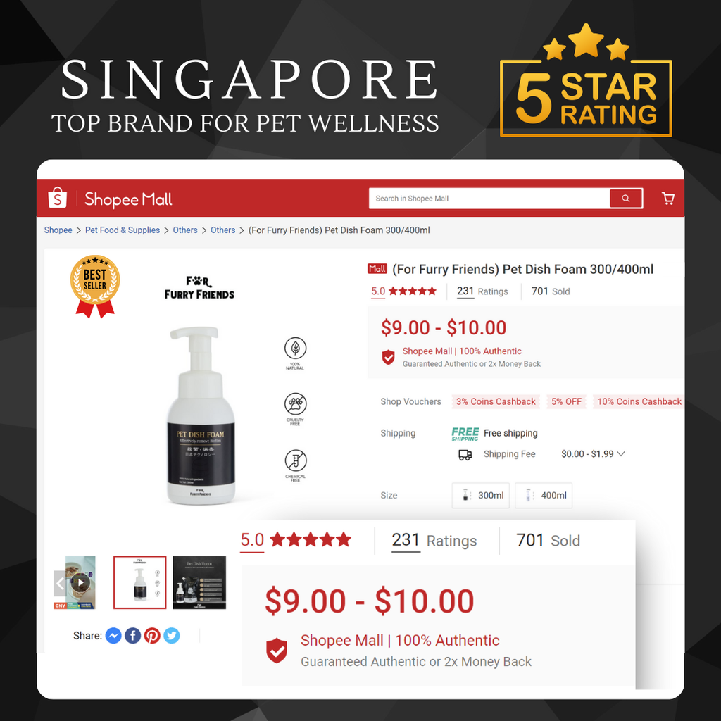 Pet Dish Foam 5 Stars Review