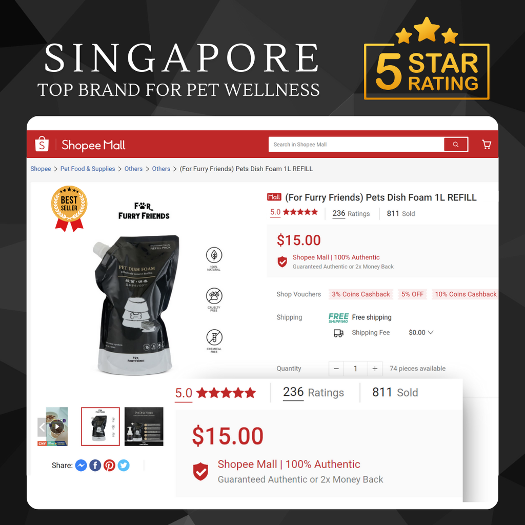 Pet Dish Foam 5 Stars Review