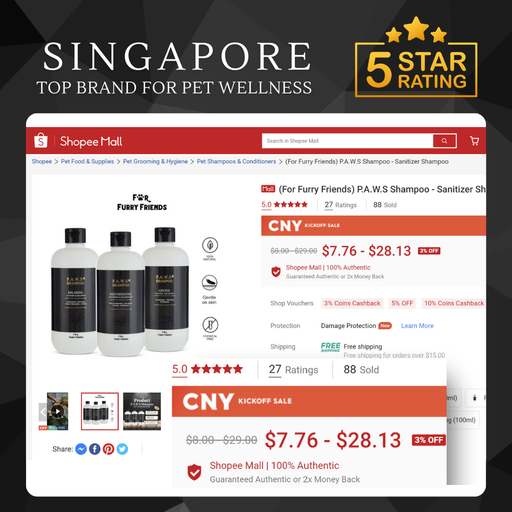 P.A.W.S Shampoo 5 Stars Review